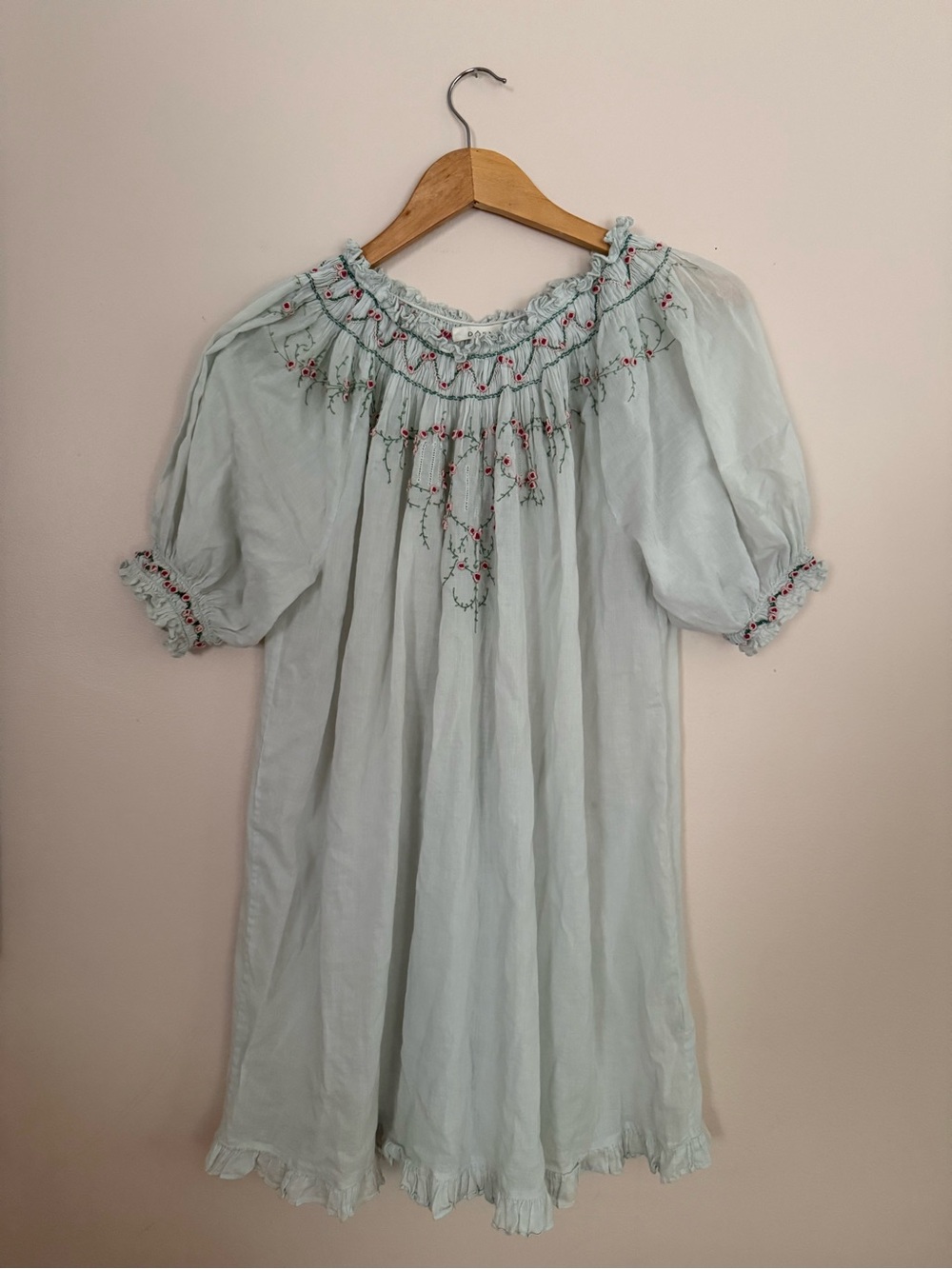 Doen Pale Blue Winifred Nightgown